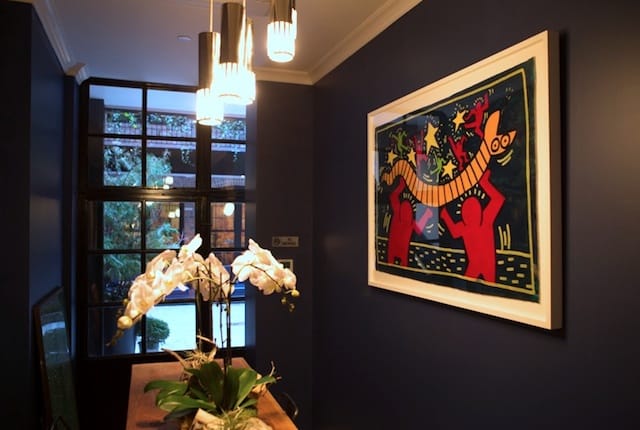 The room in which the painting is installed. (all images courtesy of the Broome Hotel) 