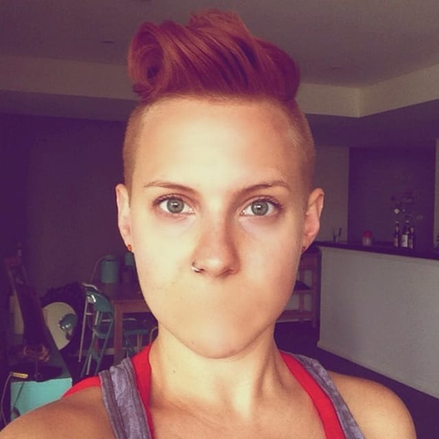 Kim's new haircut selfie