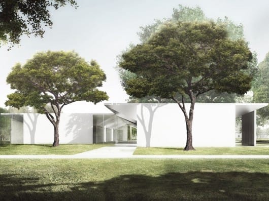 Menil Drawing Institute rendering (© Johnston Marklee)