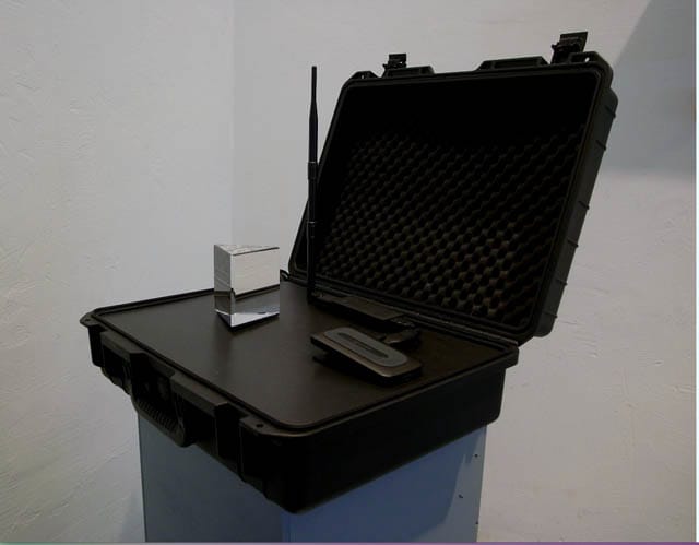 Military grade casing containing equipment