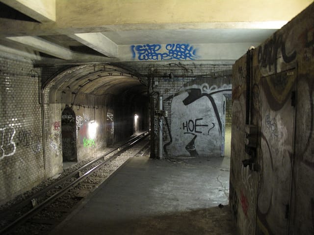 Saint-Martin Ghost Station (photograph by Martin Gautron, via Flickr)