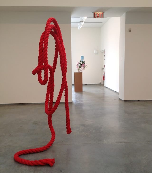 Installation view, "Tony Matelli: New Gravity" at the Davis Museum