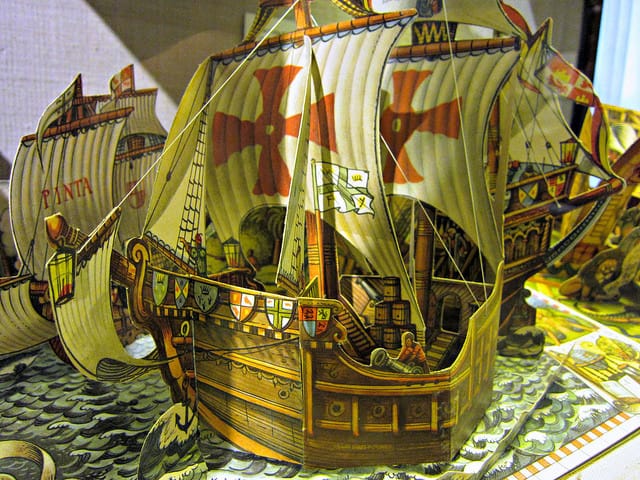 "How Columbus Discovered America" pop-up book (1961)