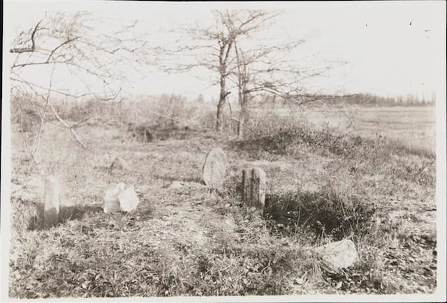 "Slave burying ground on Hunts Point Road" (1910) (courtesy Museum of the City of New York)