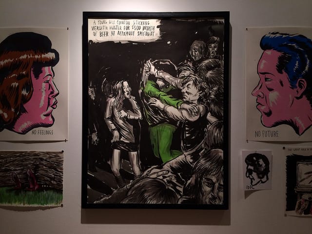 Work by Mike Taylor at Booklyn