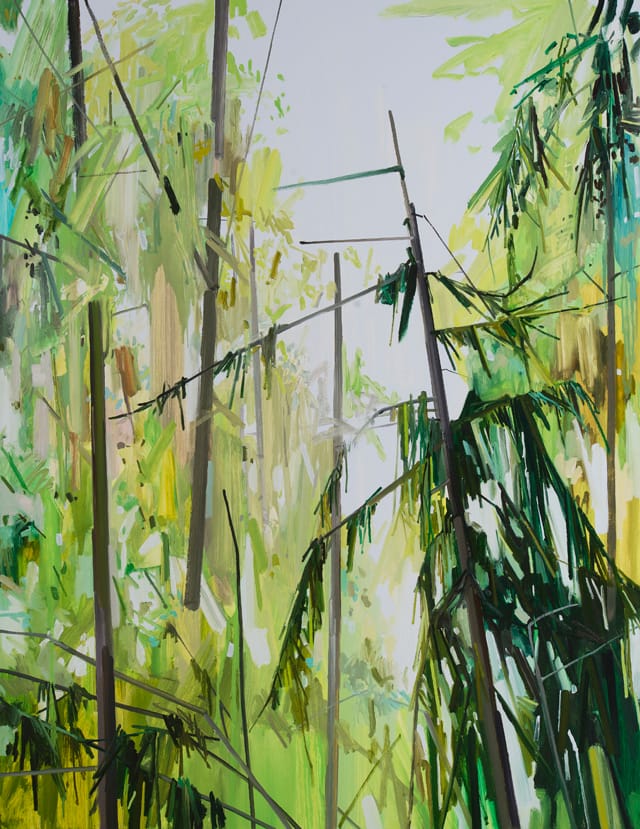 Trees, 2013, Oil on Canvas, 84x66"