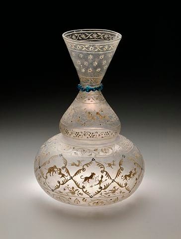 Venetian glass vase (via Los Angeles County Museum of Art, not part of the AMNH exhibition)