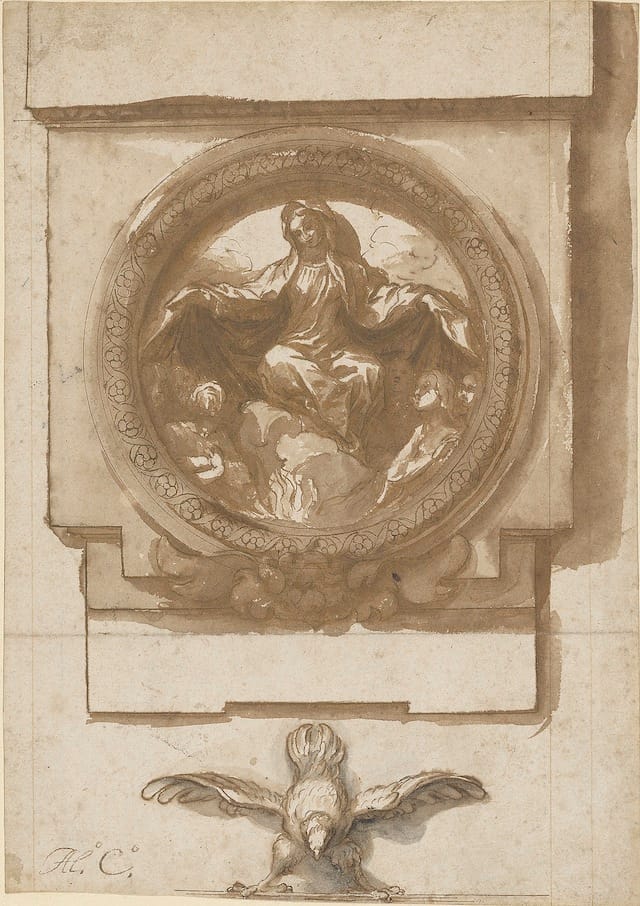 Attributed to Alonso Cano (1601–1667) Virgin of Mercy, ca. 1667 Brown ink and wash, over black chalk The Morgan Library & Museum, New York; 1974.45 Purchased on the Fellows Fund with the special assistance of Mrs. James J. Rorimer, 1974 Photography: Graham S. Haber