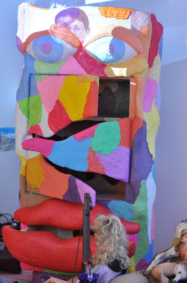 Another view of Bjarne Melgaard's untitled installation