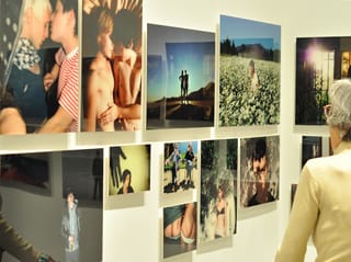 A view of  "Relationship" (2008–13), forty-six chromogenic prints, 