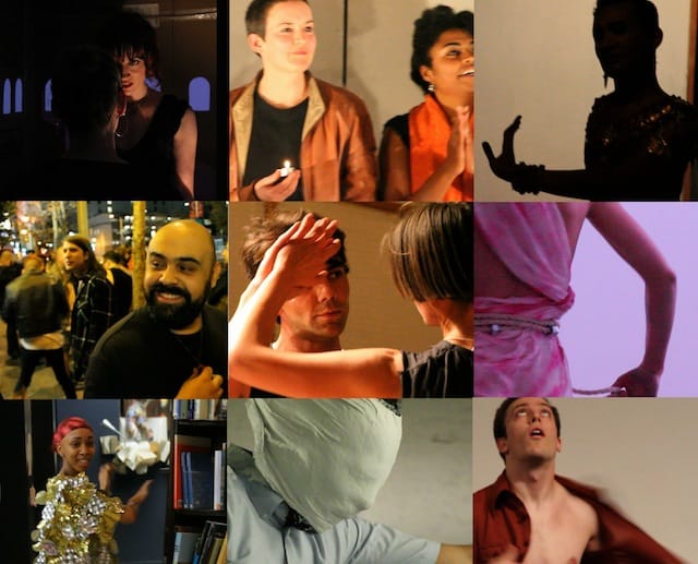 NS Collage of a selection stills from our performance series: Pictured From upper left to right: Amanda Yates, Meg Wolfe and Anna B. Scott, Prumsodun Ok, Nacho Nava, Nick Duran and Jmy James Kidd, Amanda Furches, Jahanna Blunt, Rafa Esparza and Nathan Bockelman. All graphic design images by Tanya Rubbak.&nbsp;All images courtesy of Native Strategies.