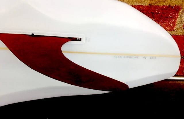 Detail of Charlotte Hammer, "Fe" (2013).