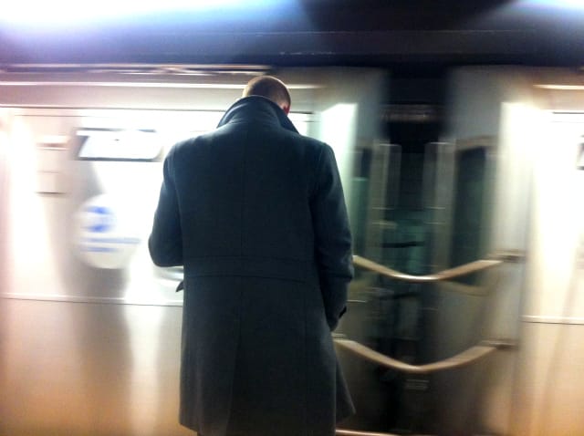 Waiting for the train (photograph by the author)
