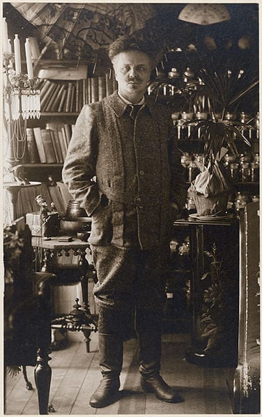 August Strindberg in 1897 (Nordic Museum, via Wikimedia)