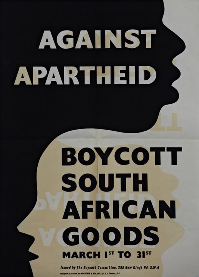 Poster for the March Month of Boycott, 1960. (courtesy AAM Archives)