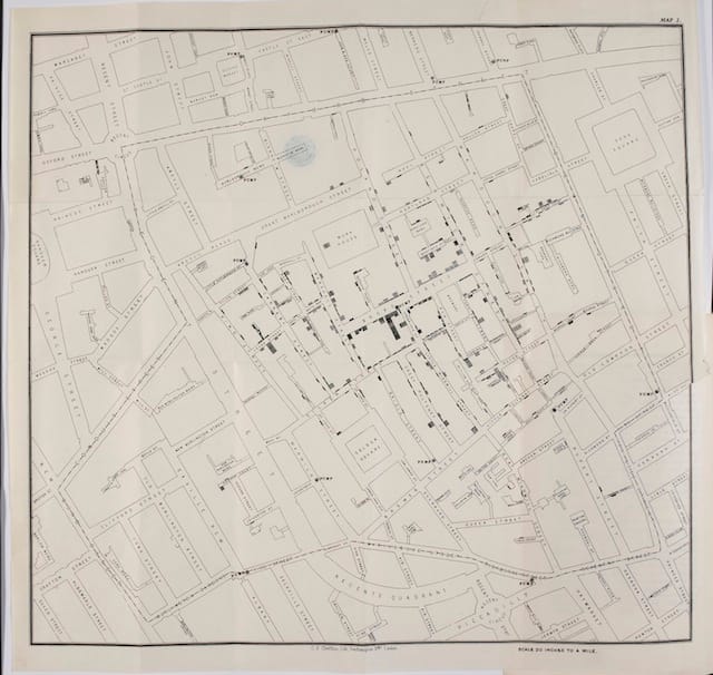 On the Mode of Communication of Cholera, John Snow. London, 1855