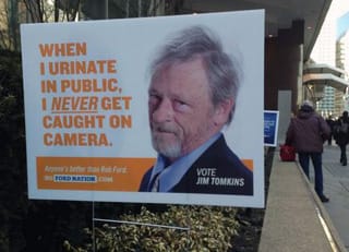 One of the fake election signs (via @yourk44)