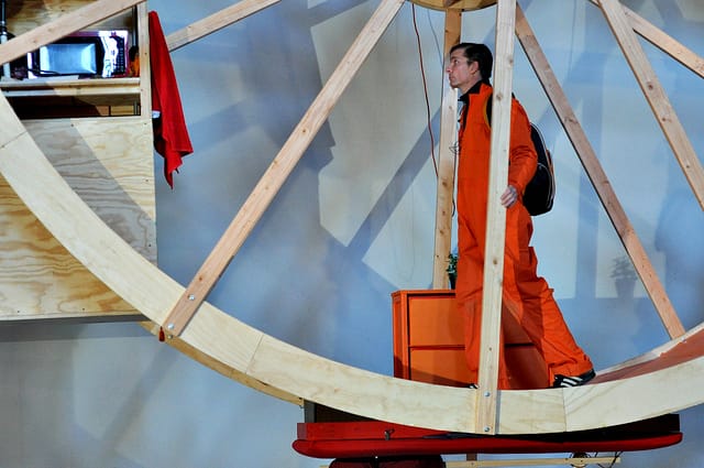 Ward Shelley and Alex Schweder's "In Orbit" at The Boiler