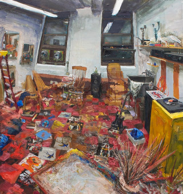 Bok_Highway to the Hegel_2013_oil on linen_75 x 55 in