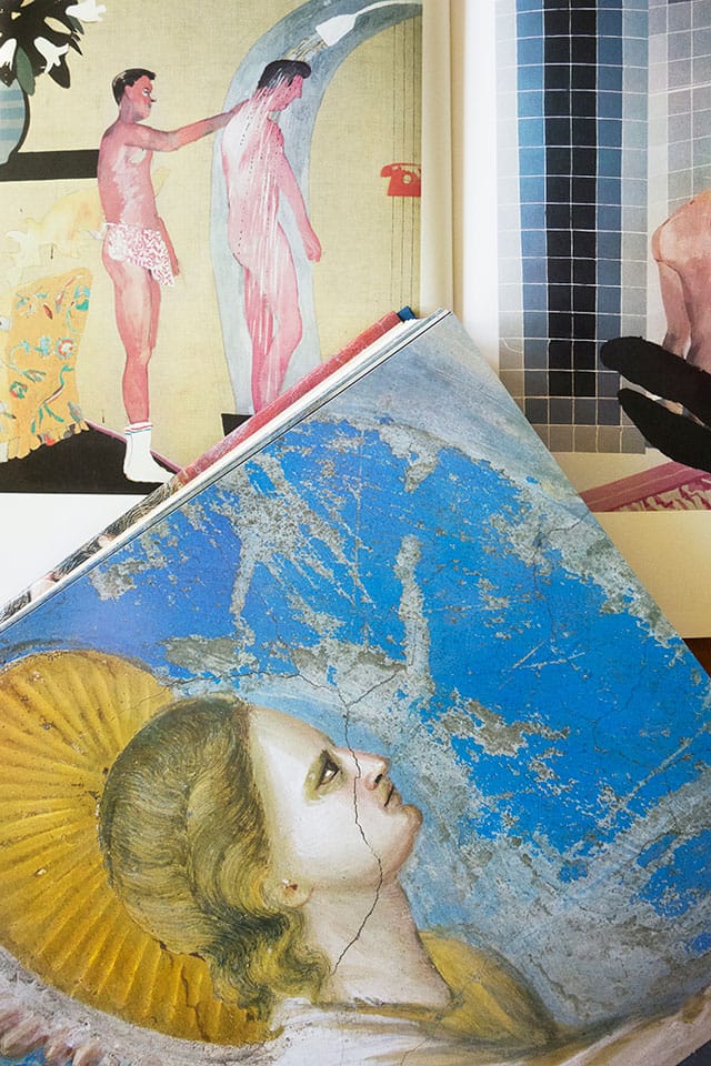 Jed Devine, "Untitled (Giotto & Hockney)" (2013), archival pigment ink print, 34" x 24"