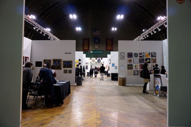 Installation view, Fountain Art Fair (all photos by the author for Hyperallergic)