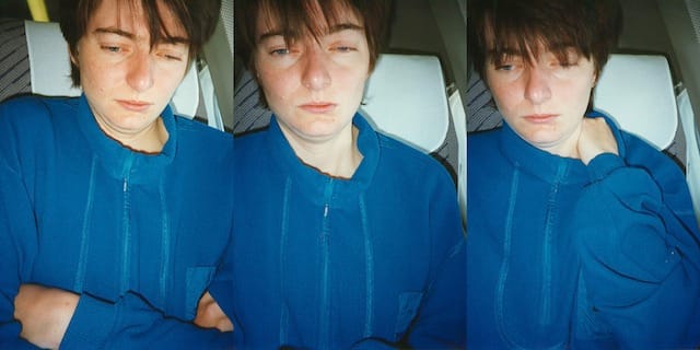 Julia Bradshaw's "flying blue trio" selfie