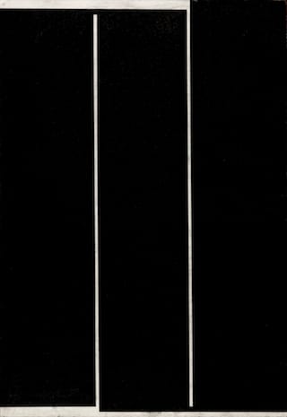 Knifer, Untitled (1993 - 97, graphite on paper, 41 3_8 x 29 1_2 inches)_11728