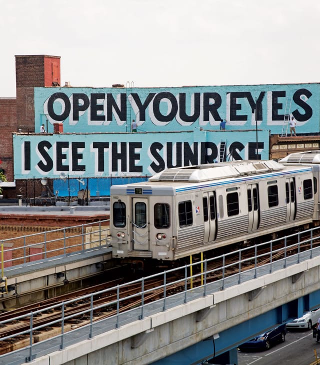 "Open Your Eyes, I see the Sunrise" (photograph by Adam Wallacavage) (all images courtesy Princeton Architectural Press)
