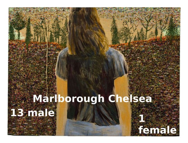 Katie Herzog's poster for Marlborough Chelsea gallery