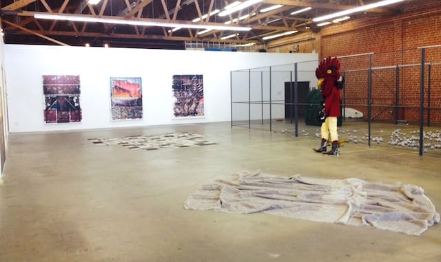 Installation view of "Depression" at Francois Ghebaly Gallery. All images by the author for Hyperallergic.