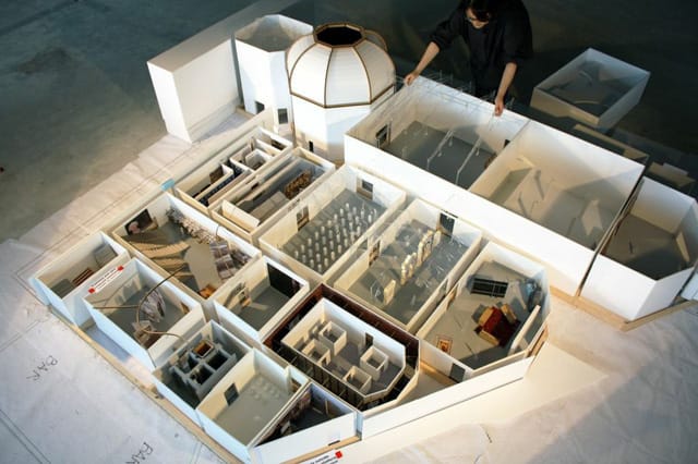 Elements of Architecture Central Pavilion, Model in progress (image courtesy la Biennale di Venezia, copyright Rem Koolhaas)