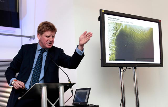 Sotheby auctioneer Adrian Biddell in action (photo by Financial Times, via Flickr)