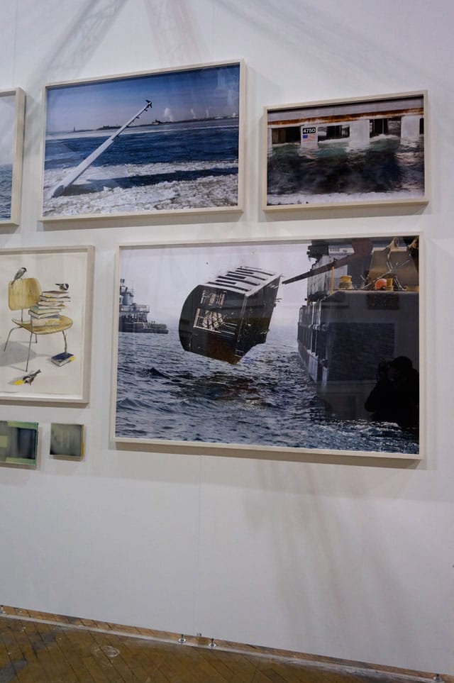 Work by Stephen Mallon at Front Room Gallery's booth