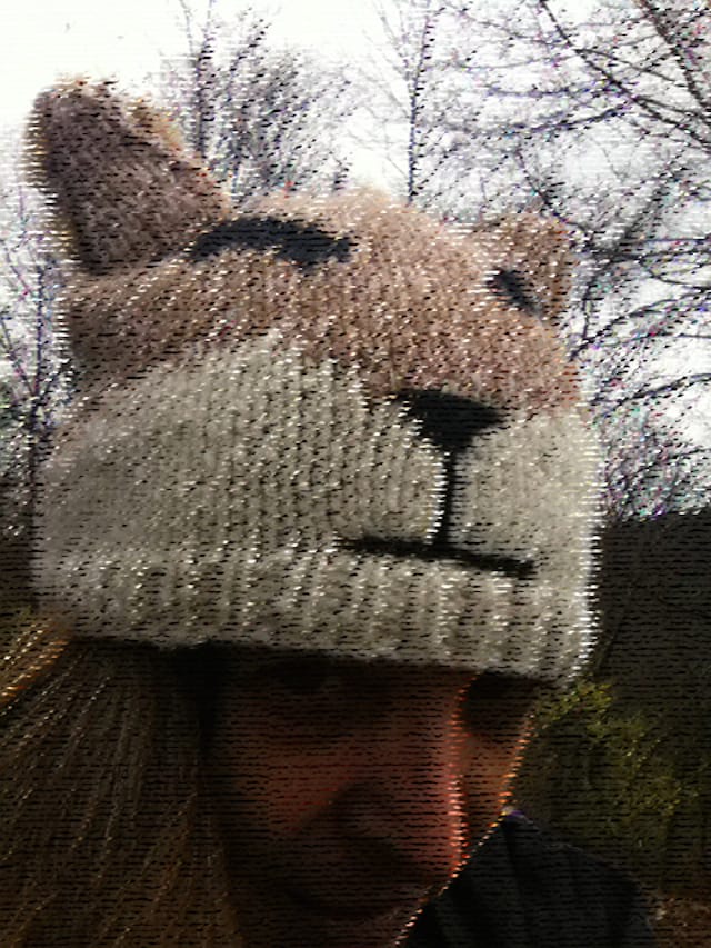 Elisa Pritzker's "Winter Cat Hat" Selfie