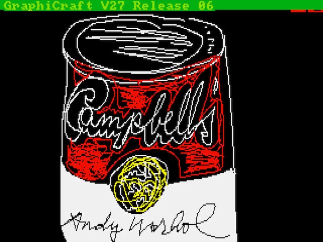 Andy Warhol, Campbell’s, 1985, ©The Andy Warhol Foundation for the Visuals Arts, Inc., courtesy of The Andy Warhol Museum