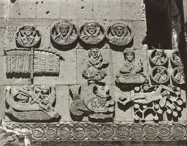 Depiction of the Biblical tale of Jonah and the Whale on the South Wall medieval Armenian Church of the Holy Cross on Akdamar Island. (via reorientmag.com)