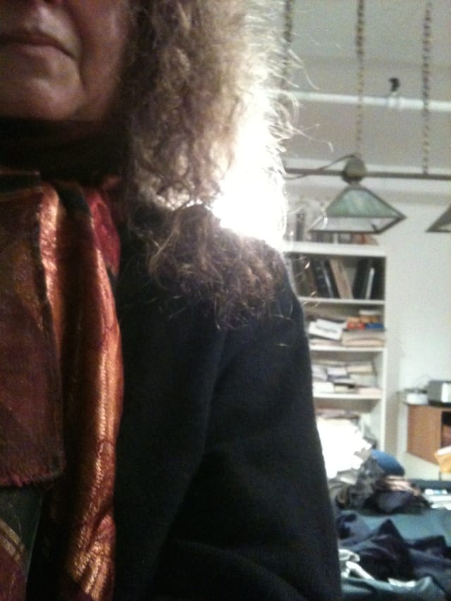 Betty Tompkins' selfie