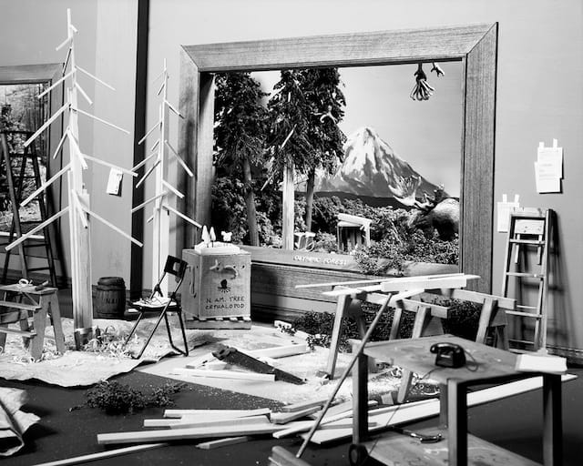 Lori Nix, "Olympic Forest" (2010)