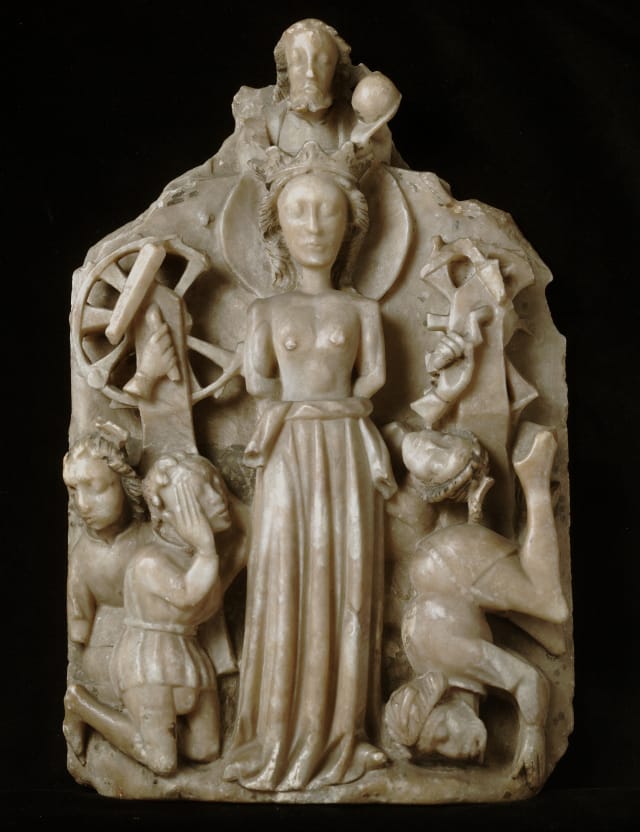 "Saint Catherine Saved from the Wheels" (c. 1430-50)