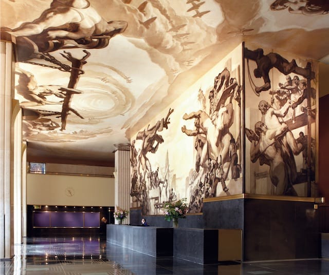 Josep Maria Sert's murals at Rockefeller Center