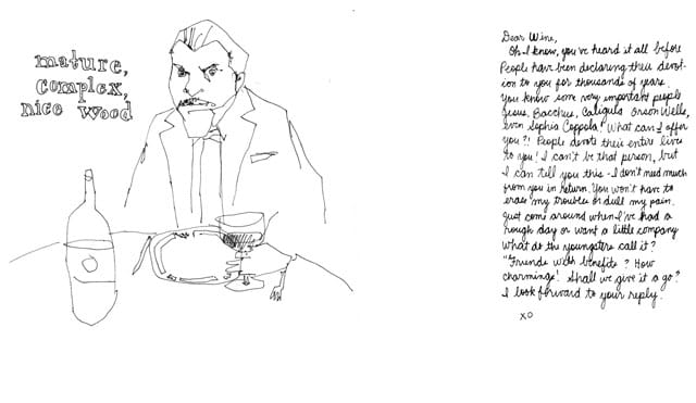 Front and back of one of Ottinger's planned postcards (image courtesy the artist)