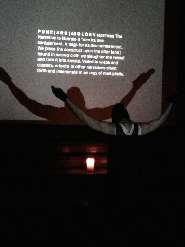 Michael Dudeck "Punc Arkæogy: Queering Cartographies  (2014)  (all photos by author)