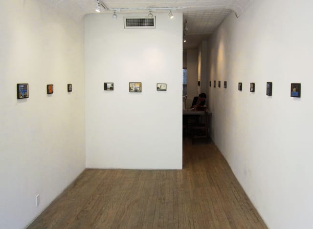 Installation view, Eleanor Ray at Steven Harvey Fine Art Projects (photo by the author for Hyperallergic) (click to enlarge)