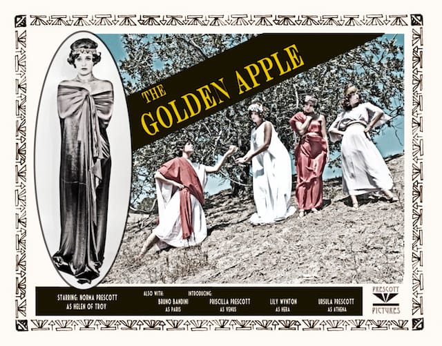 Poster for the silent film "The Golden Apple" (1919), starring Norma Prescott.