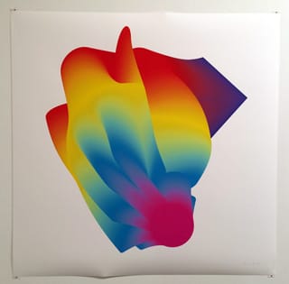 One of Mark Fell's prints in the "Vertex at Infinity" show. (click to enlarge)