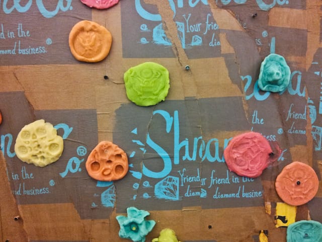 Detail of Amanda N. Simons' installation.