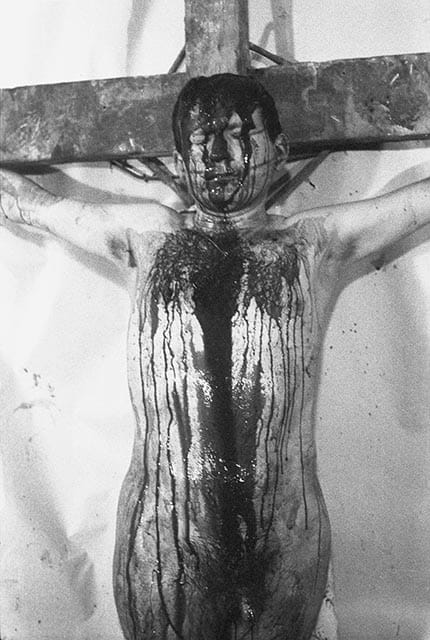 5th action Vienna, 1964, Photo Ludwig Hoffenreich & Sigfried Klein