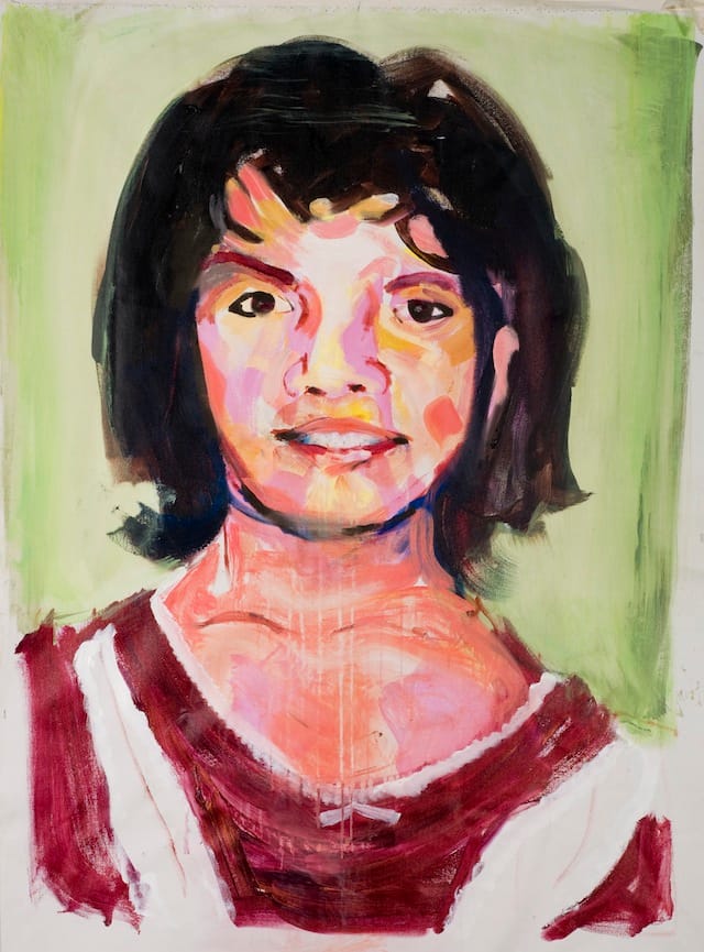 "Ana Maria Gardea Villalobos was eleven years of age when she was raped by several people and stabbed near Cerro "ball" in Ciudad Juarez on March 14, 1998. Ana Maria was kidnapped when she went down the street toward her house. Ana is one of Juanita's eldest children. Her death came at the beginning of these killings. Her mother spoke of how the pain returns with the reports of other young teenagers who are found in mass graves. In the 15 years since Anna's killing, the last such find was in February 2012. As in many such homes there is a large shrine in the house remembering Ana." (2009)