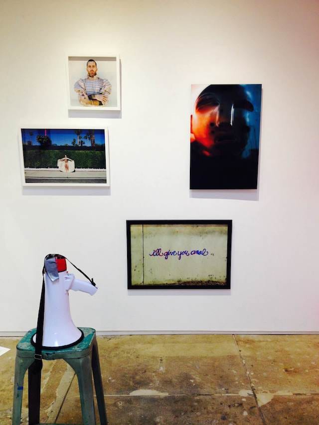 From top left to right: John Arsenault, "Blouse, 12:16pm" (2012); Duana Paul, "Sacred from Within"; Prvtdncr, "Photo"; John Arsenault, "Spahkle Chic, Palm Springs" (2012).