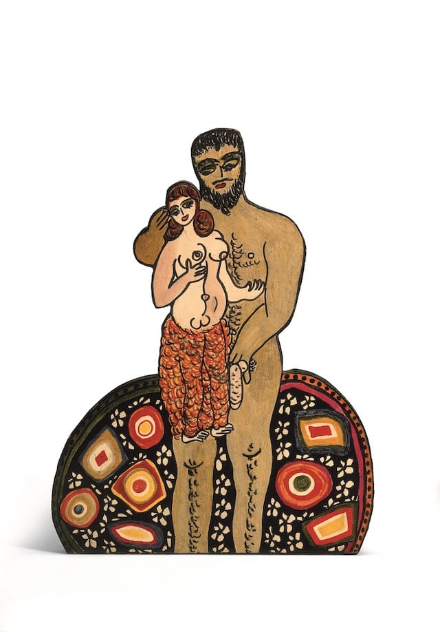 Dorothy Iannone, "People" (1966/67), approx. 36 x 21 x 1.2 cm, ahlers collection (© Dorothy Iannone)